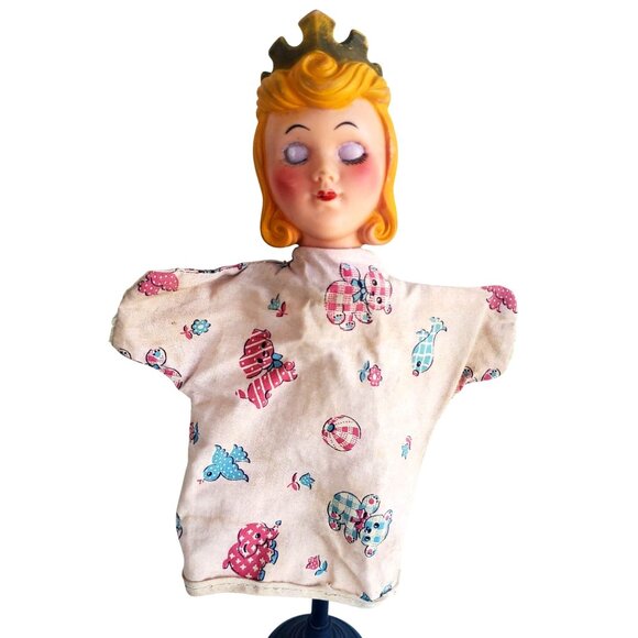 Vintage Gund Puppet Princess Aurora Sleeping Beauty 1959 Gund Walt Disney Doll - Picture 1 of 10